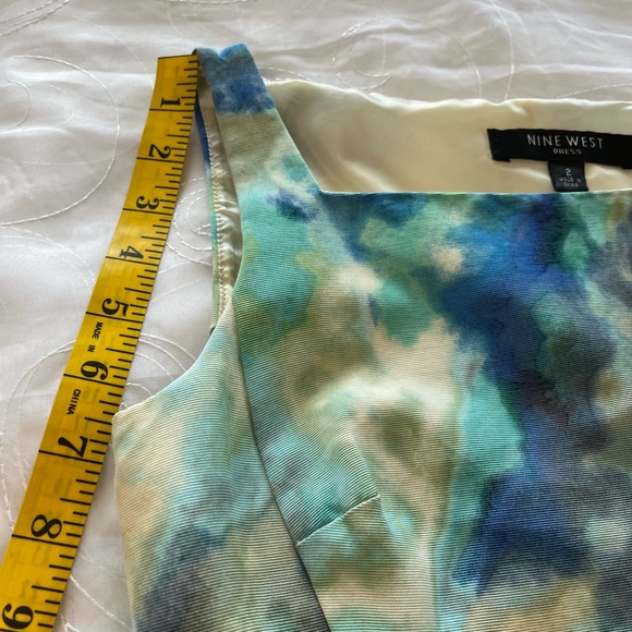 Nine West Women’s Size 2 Knee Length Multi Color Sleeveless Dress - Picture 11 of 15